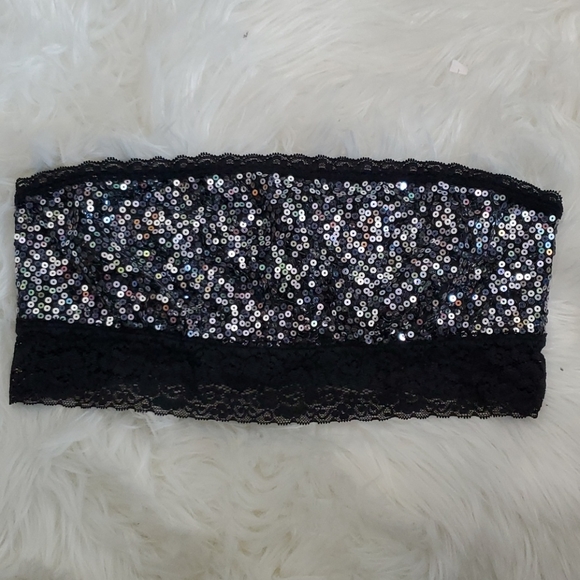PINK Victoria's Secret Sequins Bandeau - Picture 5 of 6